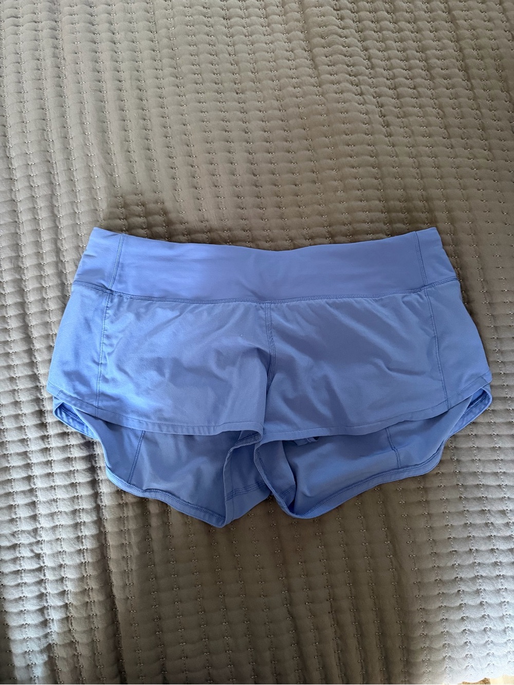 lululemon athletica Periwinkle Layered Running Shorts